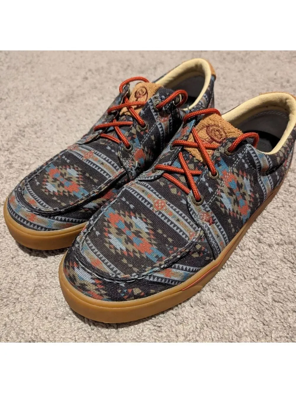 Hooey Men's Twisted X Patterned Casual Shoes Size 9.5M